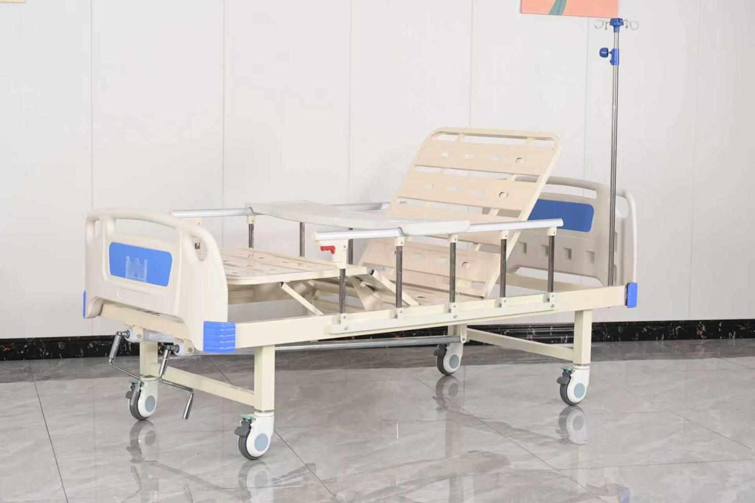 手摇式三折病床